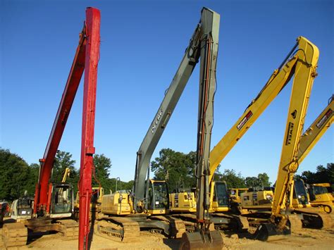 john deere long reach excavator